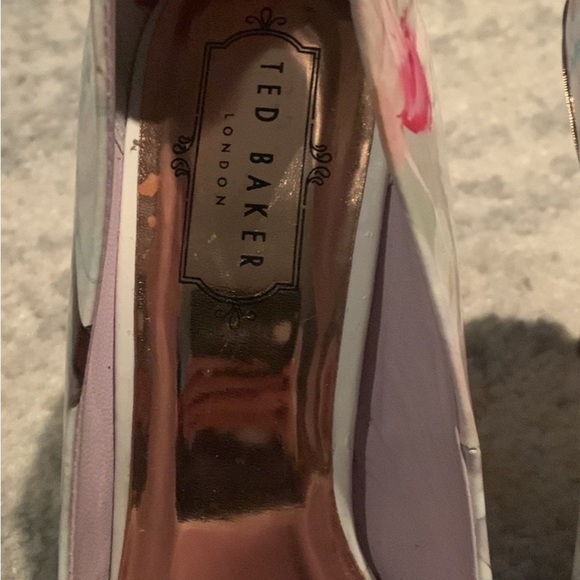 Ted Baker Floral Women's Heels - Pink and White - Picture 6 of 8
